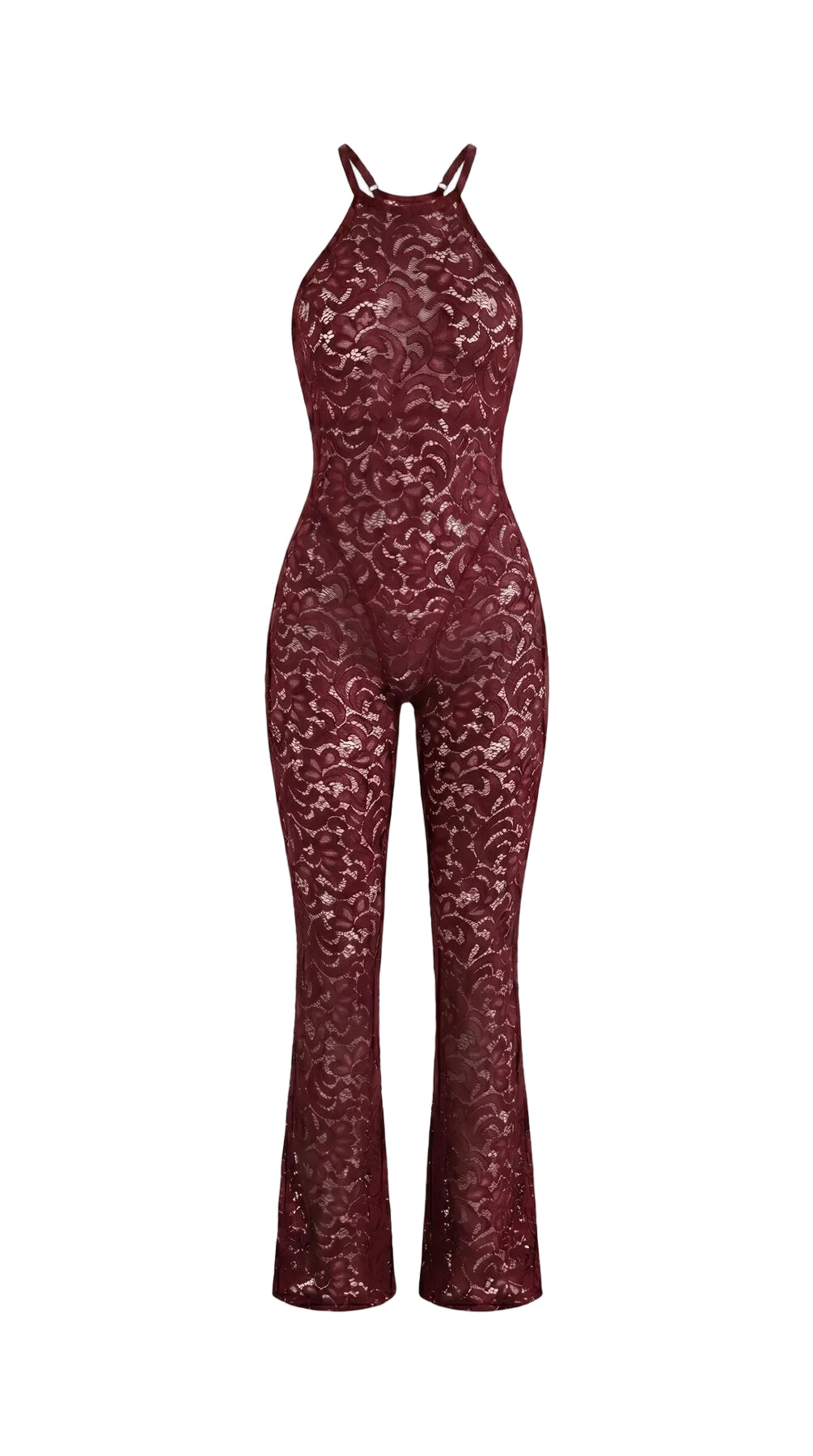Video showcase of the bordeaux Lea De Paris lace suit.