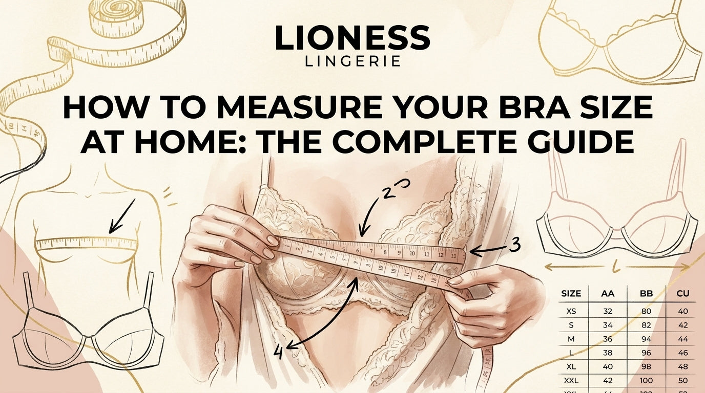 How to Measure Your Bra Size at Home: The Complete Guide Lioness Lingerie