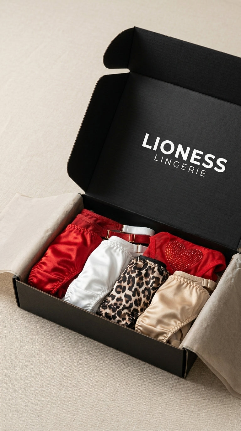 Panties box lioness lingerie