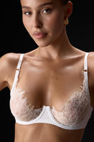 Jasmine white bespoke lingerie set - full collection view 3