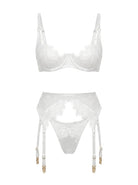 Jasmine white bespoke lingerie set - full collection view 17