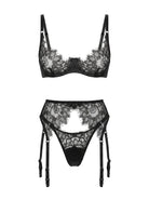 Model showcase of Jasmine black set