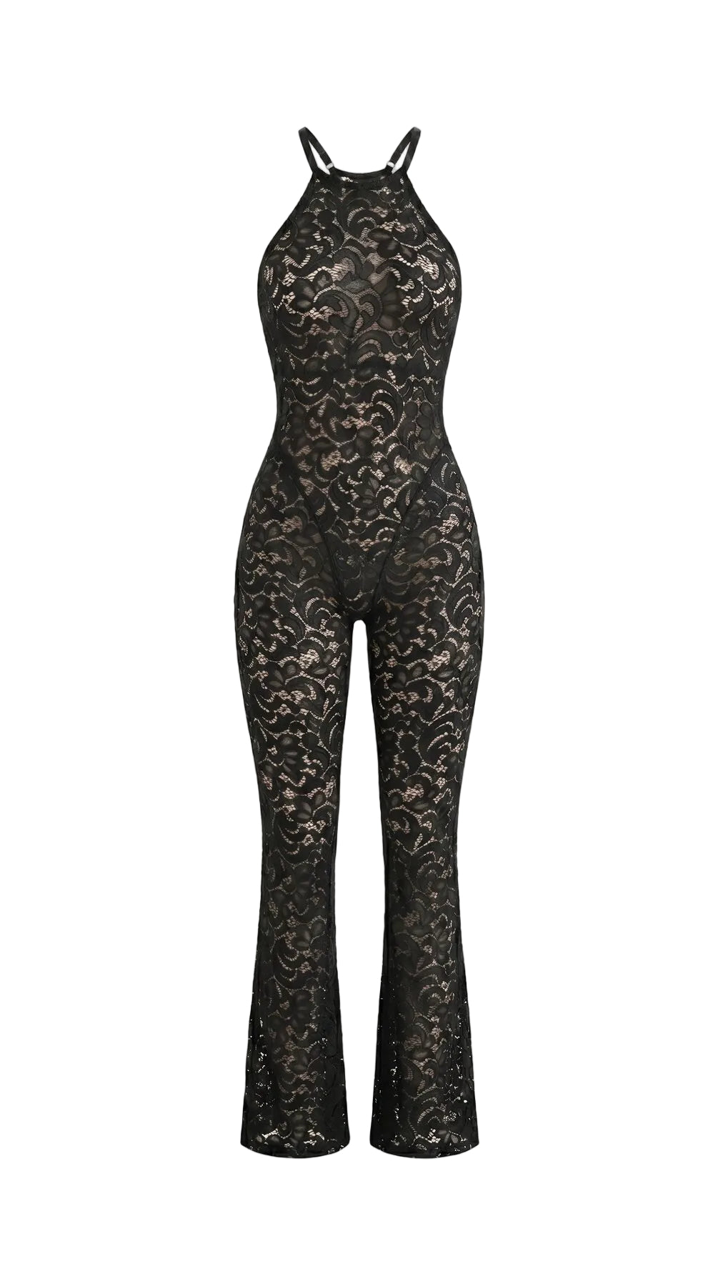 Video showcase of the black Lea De Paris lace suit.