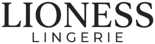 Lioness Lingerie logo (serif) — dark #232323, transparent background (PNG)