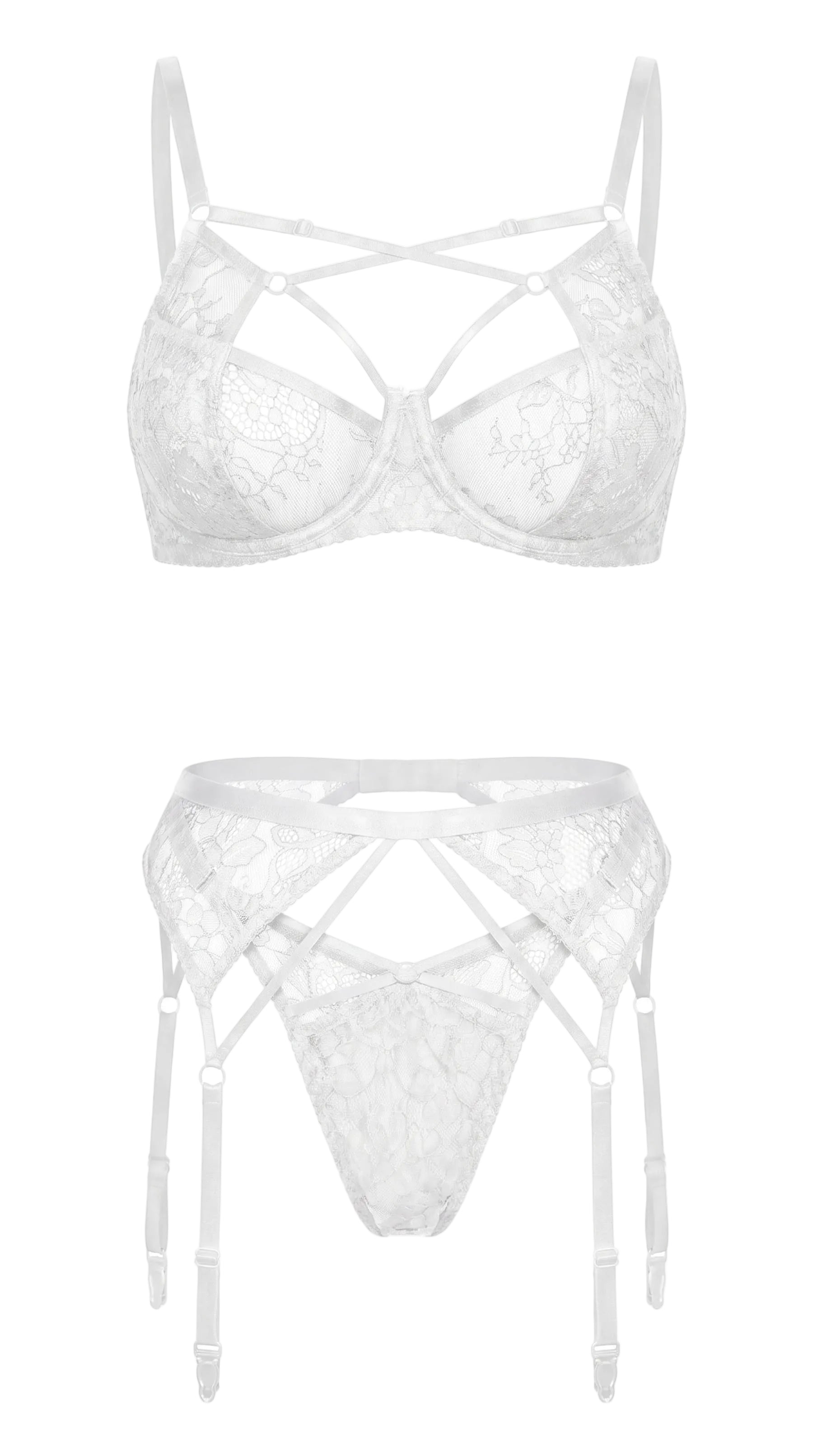 Aesthetic view of the architectural white set