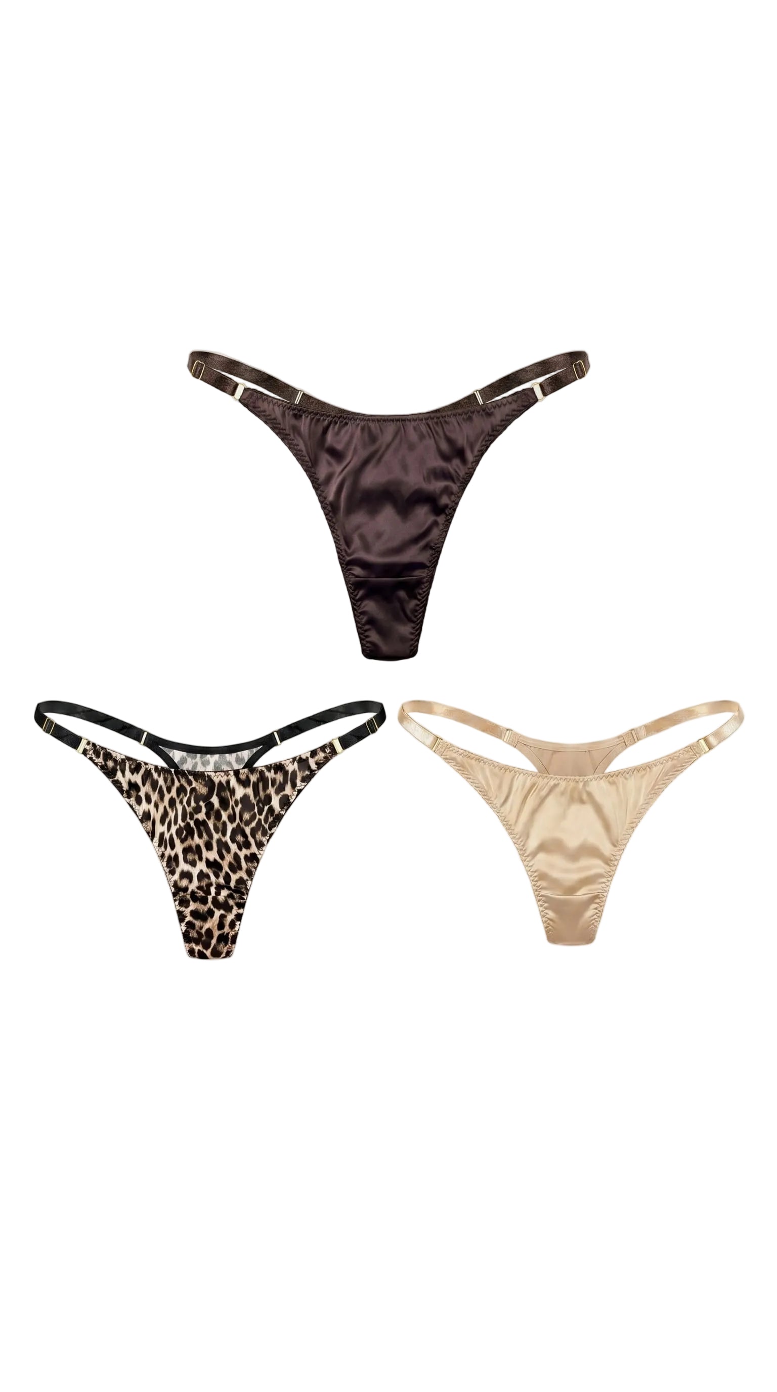 Bespoke brown Leo Box panties set for a perfect architectural fit.