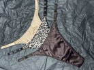 Bespoke brown Leo Box panties set for a perfect architectural fit.