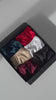 Artisanal multicolor Silk Box panties set video featuring soft satin details.