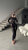 Bespoke black floral lace suit video from the Iness de Nuit collection.