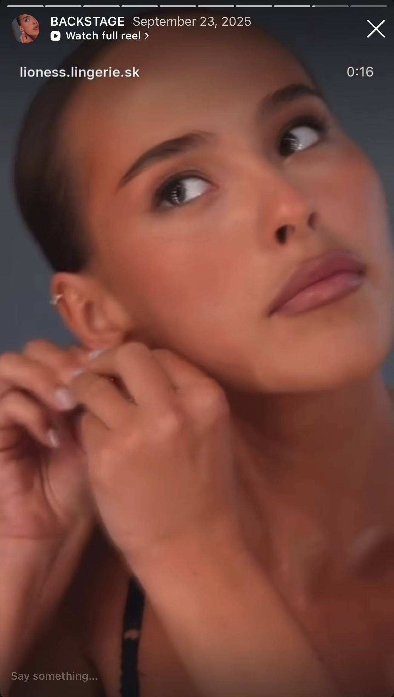 Lioness Lingerie video showcasing handcrafted lace lingerie.